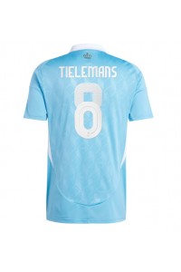 België Youri Tielemans #8 Voetbaltruitje Uit tenue EK 2024 Korte Mouw